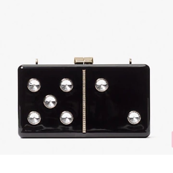 Kate Spade ♠️ Roll Domino Clutch - Picture 4 of 13
